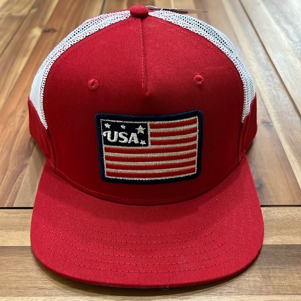 American flag hat